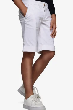 Bermuda chino basic in cotone bianco Kids