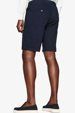 Bermuda chino basic in cotone blu