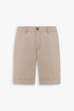 Bermuda gabardina beige