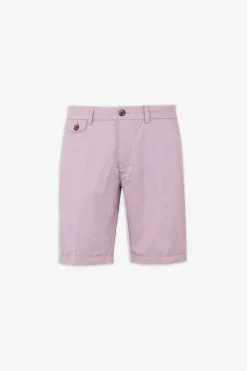 Bermuda gabardina lilla