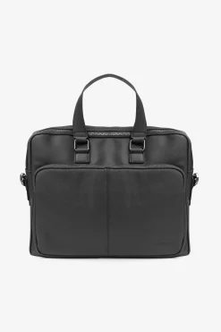 Borsa 24h in saffiano nera