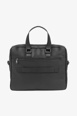 Borsa 24h in saffiano nera