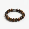Bracciale perle grandi marrone