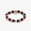 Bracciale perle medie rosa