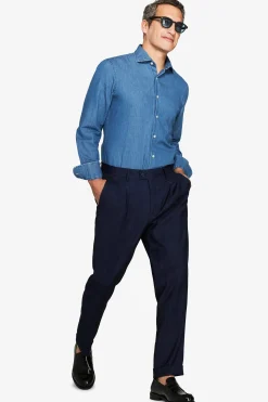 Camicia denim chambray