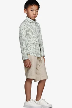 Camicia fantasia floreale salvia Kids