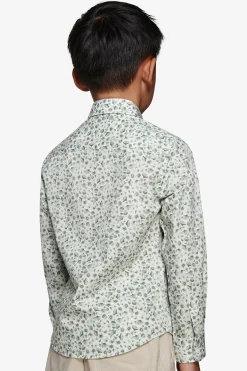Camicia fantasia floreale salvia Kids