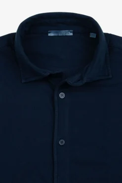 Camicia jersey navy