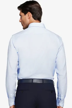 Camicia oxford button down azzurra