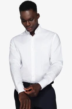 Camicia oxford button down bianca