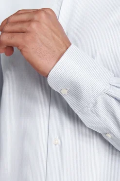 Camicia riga sottile strutturata