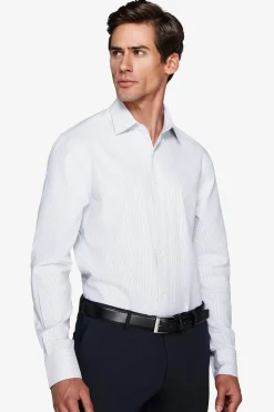 Camicia riga sottile strutturata