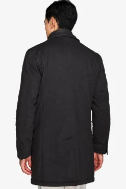 Cappotto trapuntato antracite