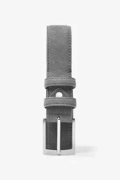 Cintura sportiva scamosciata grigio