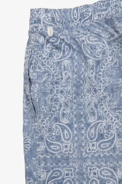Costume da bagno stampa cashmere denim
