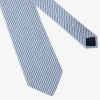 Cravatta a righe navy
