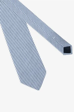 Cravatta a righe navy