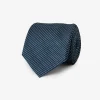 Cravatta jacquard disegno cashmere navy