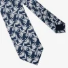 Cravatta jacquard fiore all over