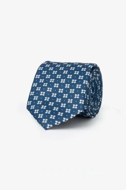 Cravatta jacquard fiore avion