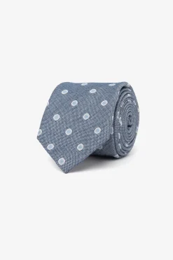 Cravatta jacquard pois all over avion