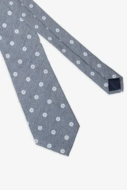 Cravatta jacquard pois all over avion