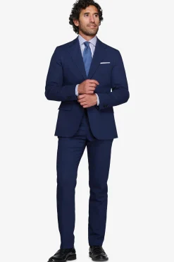 Giacca armaturata blu slim