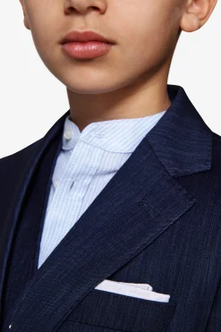 Giacca effetto denim blu scuro Kids