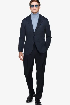 Giacca Herringbone blu