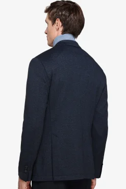 Giacca Herringbone blu