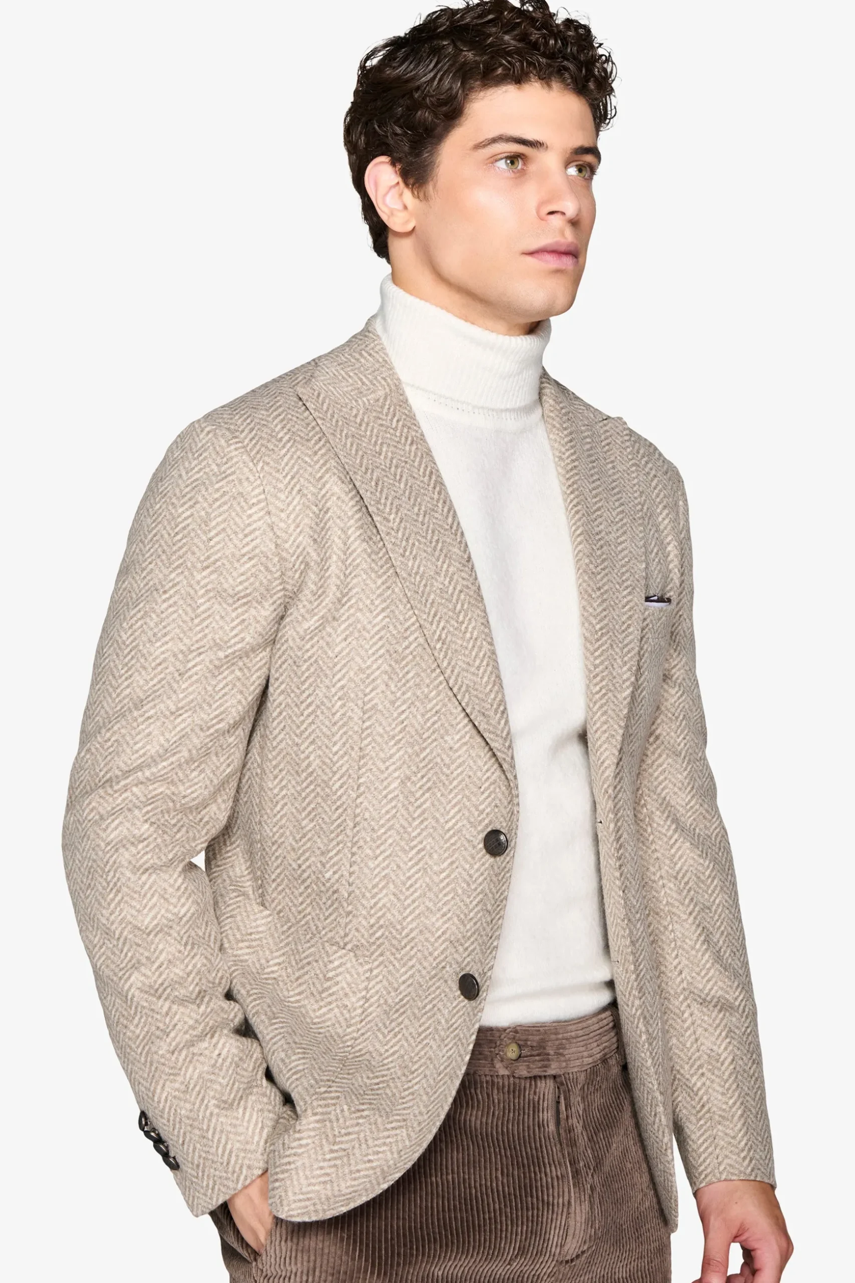 Giacca jersey spigata corda