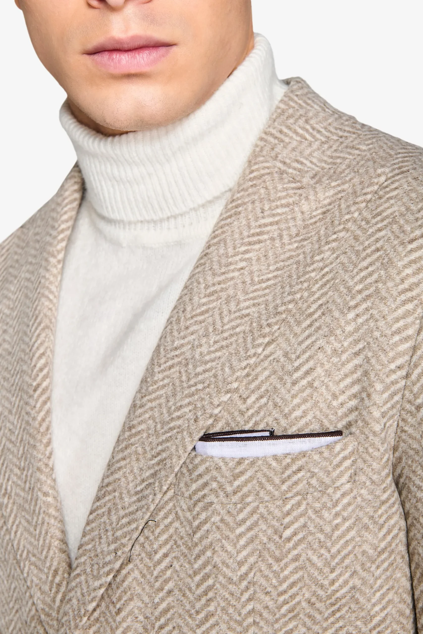 Giacca jersey spigata corda