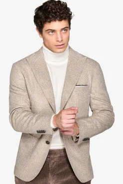 Giacca jersey spigata corda