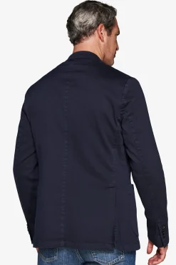 Giacca stretch armaturata blu