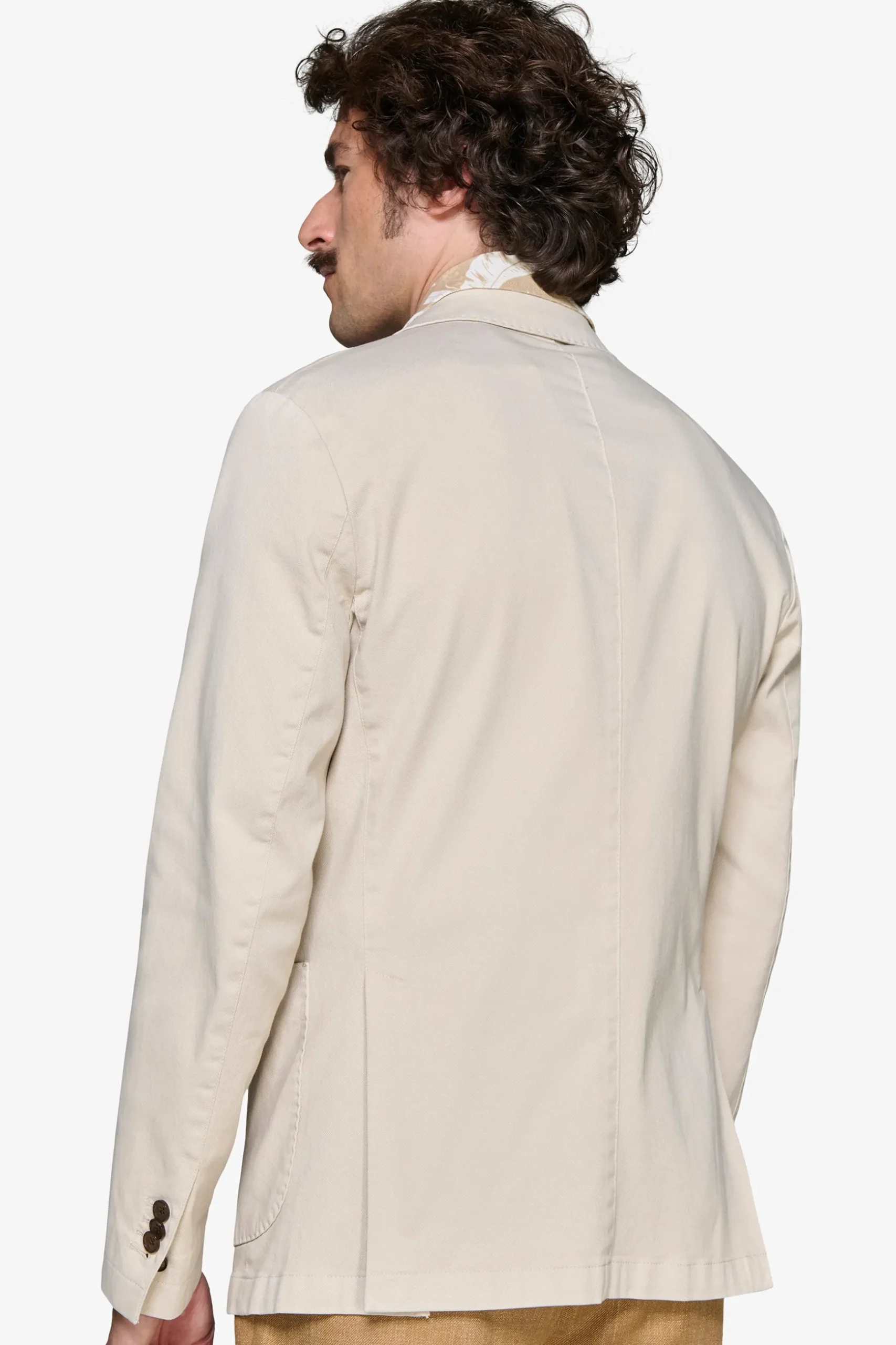 Giacca stretch armaturata sabbia