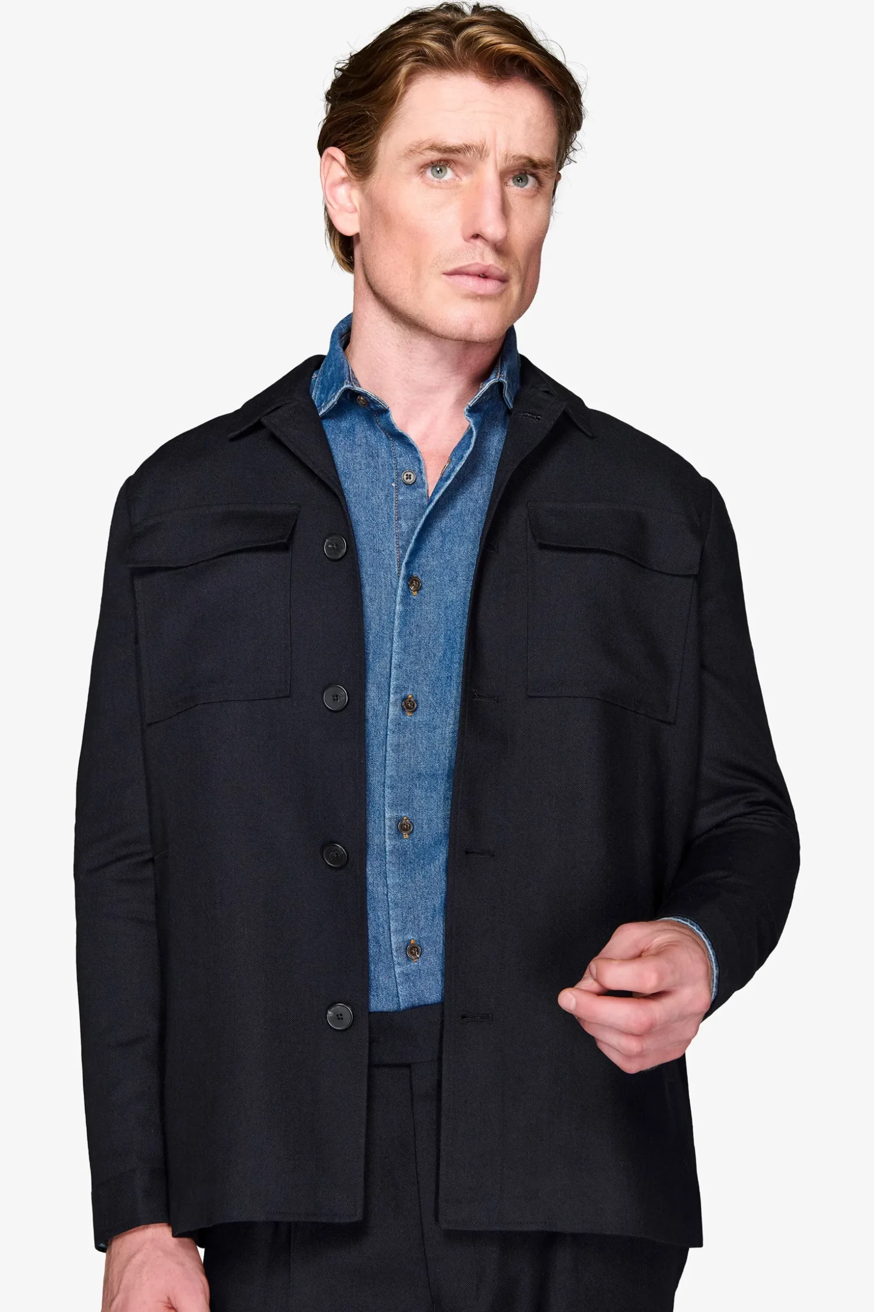 Giacca worker armaturata blu
