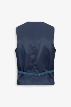 Gilet tela fiammata royal