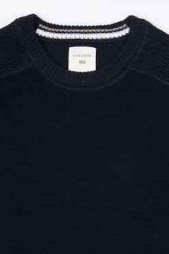 Maglia bimaterica DNJ blu