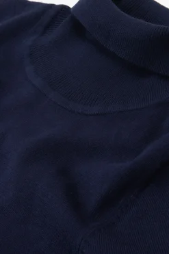 Maglia dolcevita basic blu Kids