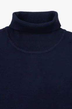 Maglia dolcevita basic blu Kids