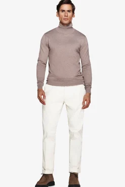 Maglia dolcevita basic tortora