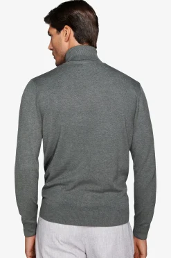 Maglia dolcevita basic verde