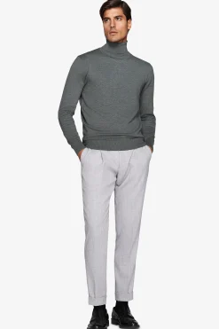 Maglia dolcevita basic verde