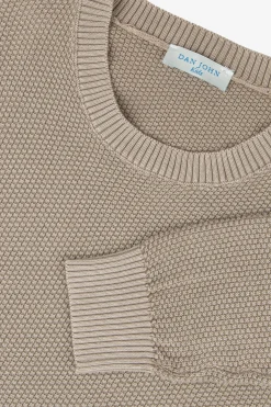 Maglia girocollo chicco riso tortora Kids