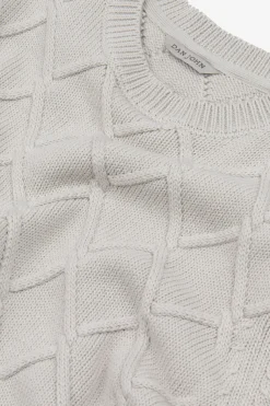 Maglia girocollo fantasia 3D ghiaccio
