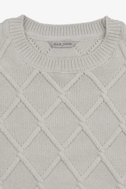 Maglia girocollo fantasia 3D ghiaccio