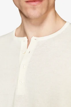 Maglia misto lino chester burro