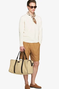 Maglia misto lino chester burro