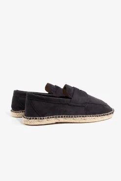 Mocassino ecosuede blu