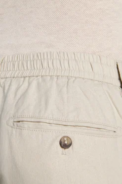 Pantalaccio misto lino sabbia